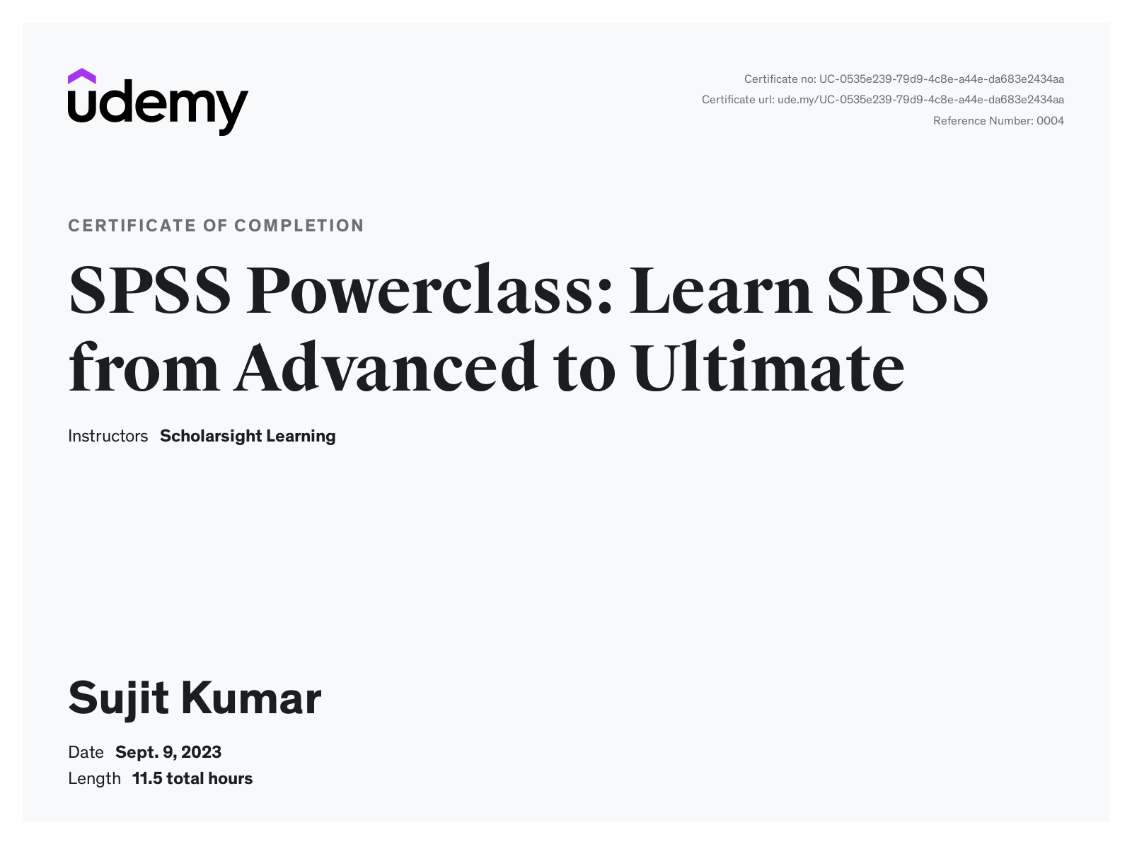 SPSS Powerclass